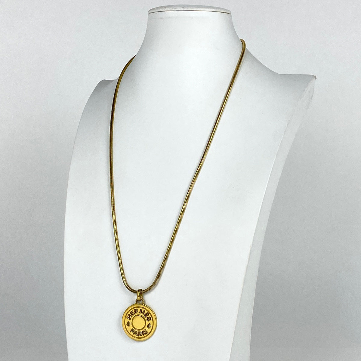 エルメス セリエ ネックレス ラウンド ネックレス GP ゴールド