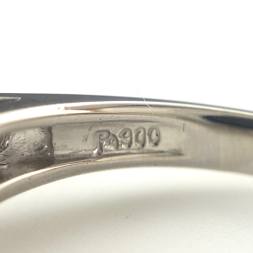 パール デザインリング プラチナ 指輪 メレダイヤ 真珠 リング 11号 Pt900 パール ダイヤモンド レディース 【中古】nbjwl