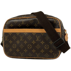 ルイ・ヴィトン リポーター PM 斜め掛け ショルダーバッグ モノグラム ブラウン M45254 レディース 【中古】brbag