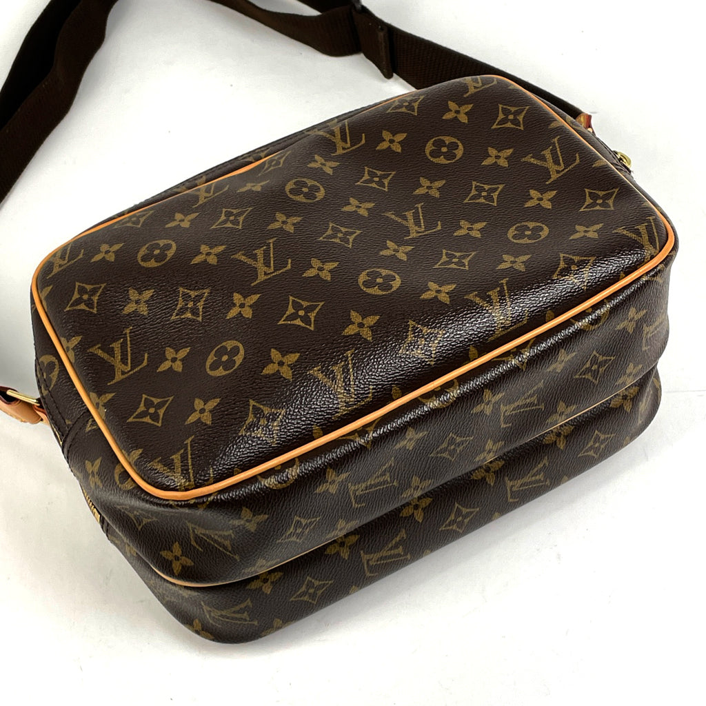 ルイ・ヴィトン リポーター PM 斜め掛け ショルダーバッグ モノグラム ブラウン M45254 レディース 【中古】brbag