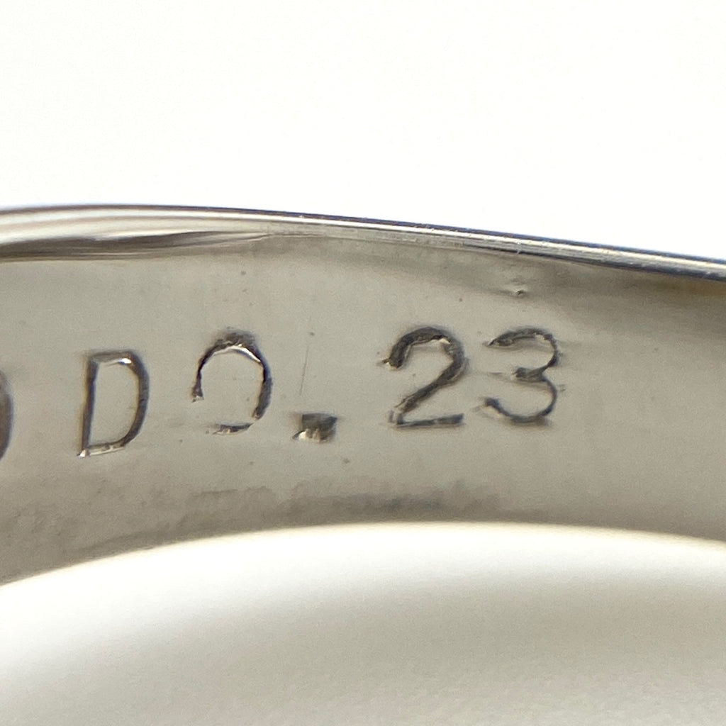 ポーラ メレダイヤ デザインリング プラチナ 指輪 リング 10号 Pt900 750 ダイヤモンド レディース 【中古】brjwl