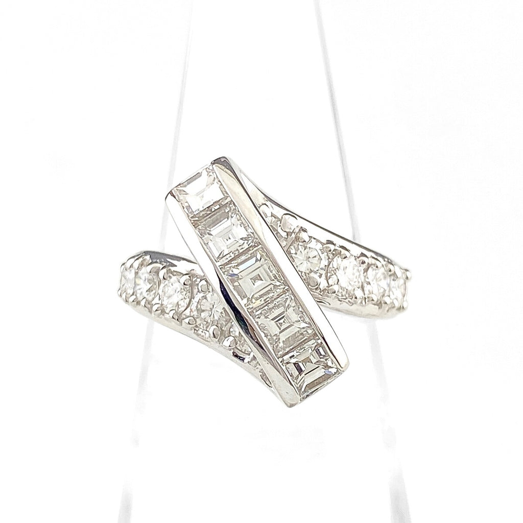 ポーラ PT900 ダイヤモンド リング プラチナ 7.5号 1.45ct レディース 中古 brjwl