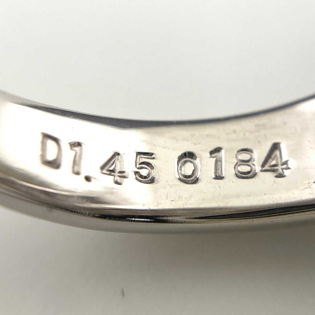 ポーラ PT900 ダイヤモンド リング プラチナ 7.5号 1.45ct レディース 中古 brjwl