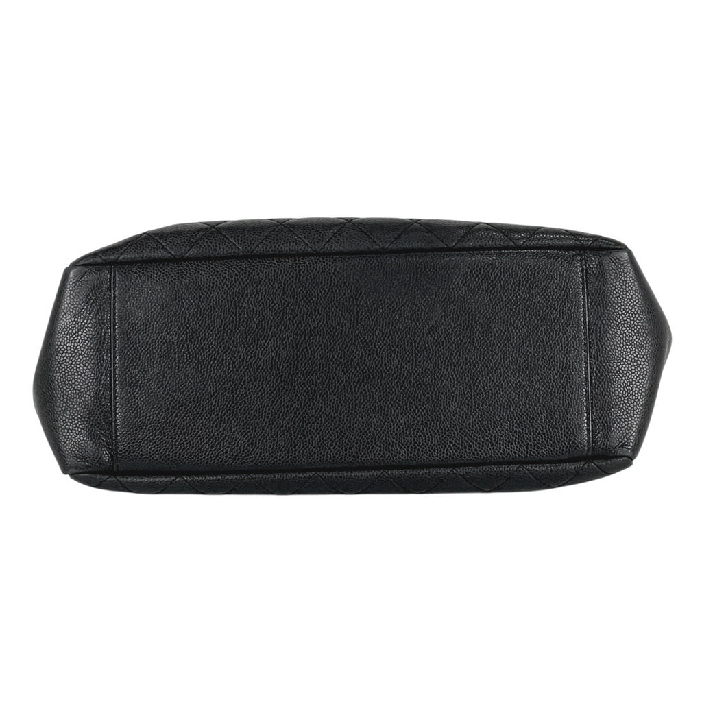 シャネル ココマーク チェーン トートバッグ ショルダーバッグ マトラッセ GST トートバッグ キャビアスキン ブラック A50995 レディース 【中古】brbag