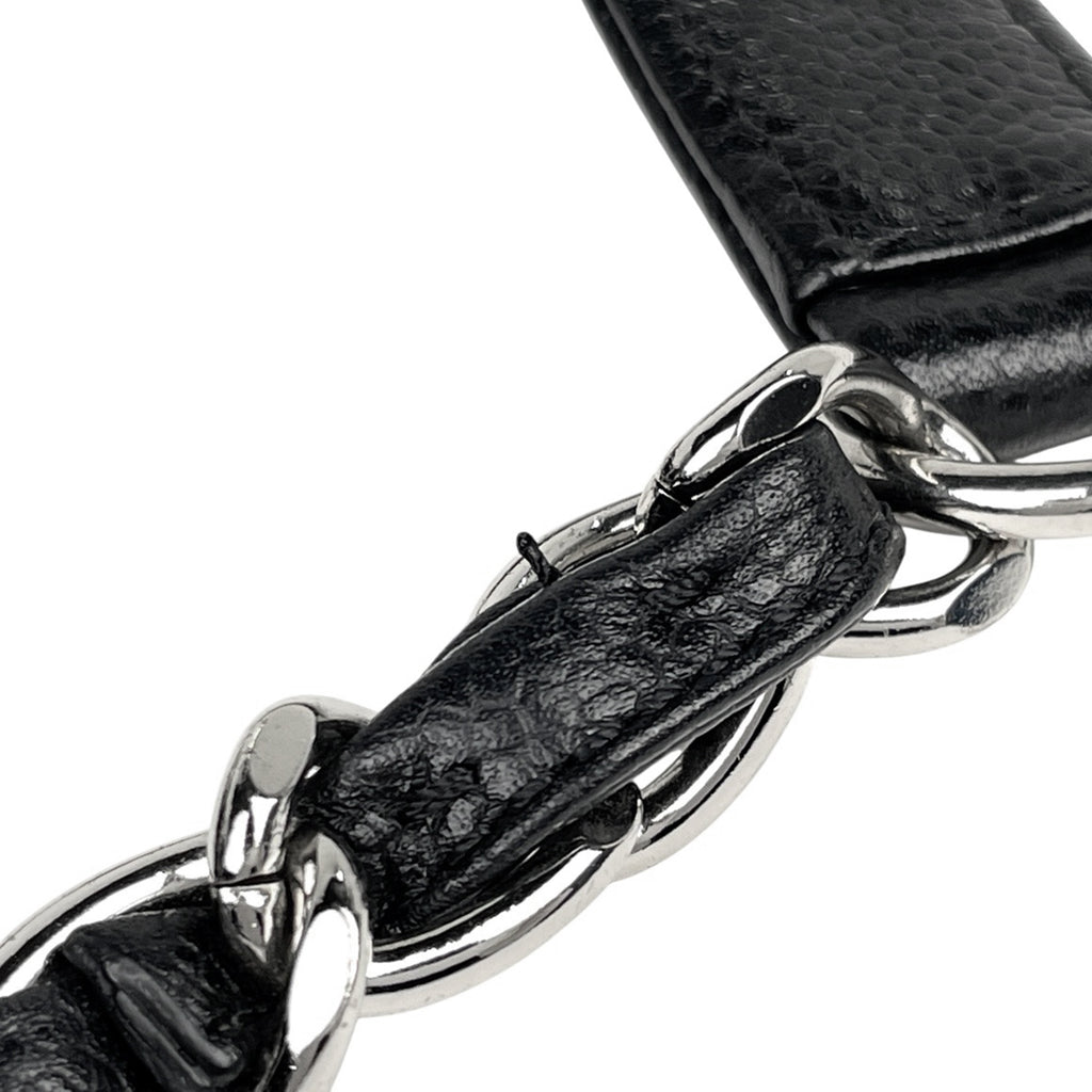 シャネル ココマーク チェーン トートバッグ ショルダーバッグ マトラッセ GST トートバッグ キャビアスキン ブラック A50995 レディース 【中古】brbag