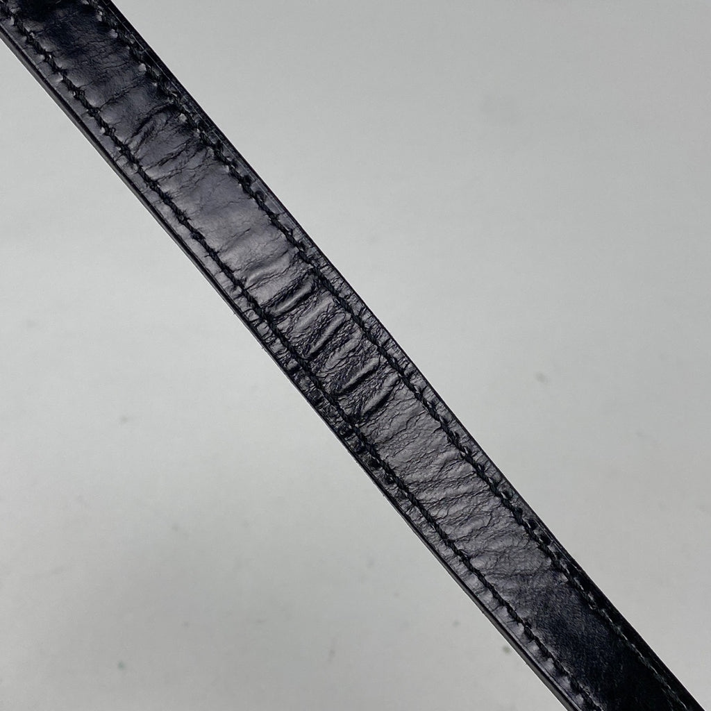 セリーヌ サークル ロゴ ショルダーバッグ 斜め掛け ショルダーバッグ スエード ブラック レディース 【中古】brbag