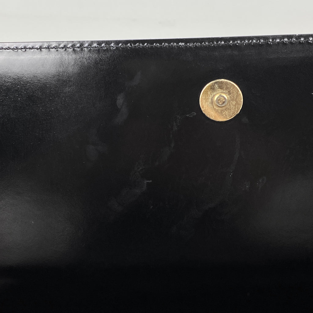 セリーヌ サークル ロゴ ショルダーバッグ 斜め掛け ショルダーバッグ スエード ブラック レディース 【中古】brbag