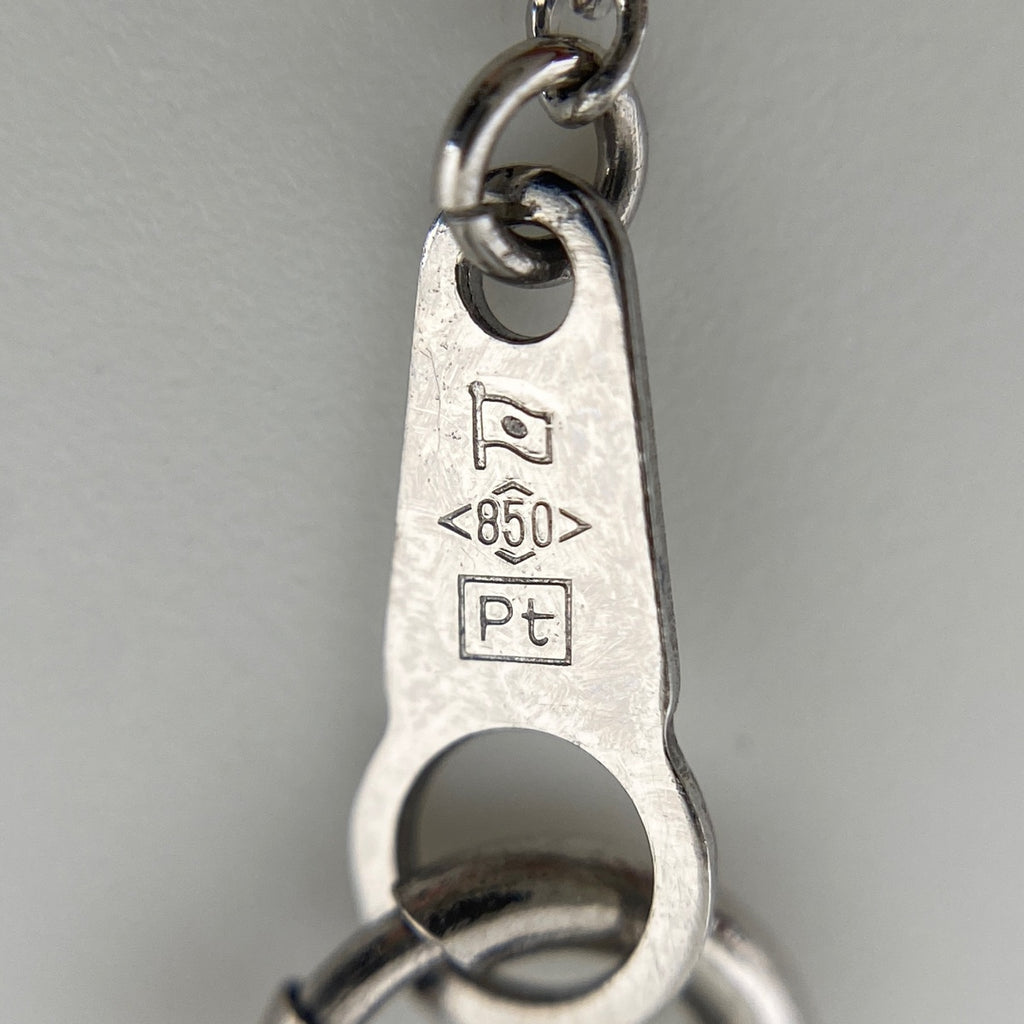 メレダイヤ デザインネックレス プラチナ ペンダント ネックレス Pt900 Pt850 ダイヤモンド レディース 【中古】nbjwl