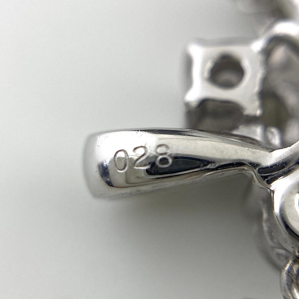 メレダイヤ デザインネックレス プラチナ ペンダント ネックレス Pt900 Pt850 ダイヤモンド レディース 【中古】nbjwl