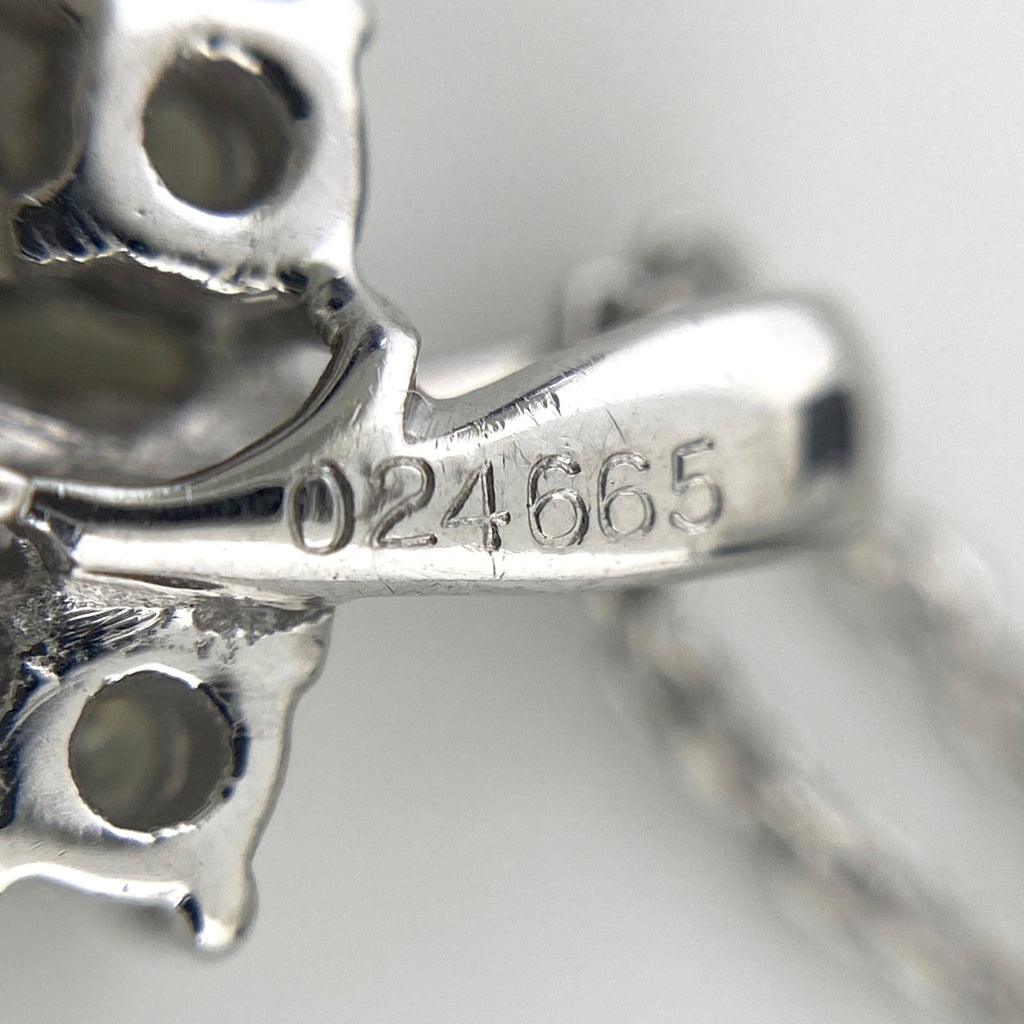 メレダイヤ デザインネックレス プラチナ ペンダント ネックレス Pt900 Pt850 ダイヤモンド レディース 【中古】nbjwl