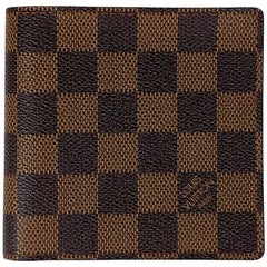 ルイ・ヴィトン ポルト ビエ 6 カルト クレディ 札入れ 二つ折り財布 ダミエ ブラウン N61666 レディース 【中古】brbag