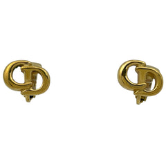 クリスチャンディオール ロゴ イヤリング CD イヤリング GP ゴールド レディース 【中古】bracc