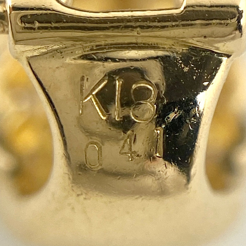 メレダイヤ イヤリング YG イエローゴールド イヤリング K18 ダイヤモンド レディース 【中古】nbjwl