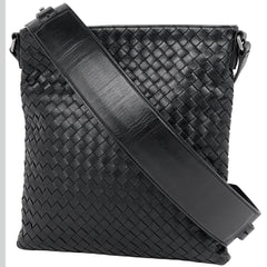 ボッテガヴェネタ イントレチャート ショルダーバッグ 斜め掛け ショルダーバッグ レザー ブラック レディース 【中古】brbag