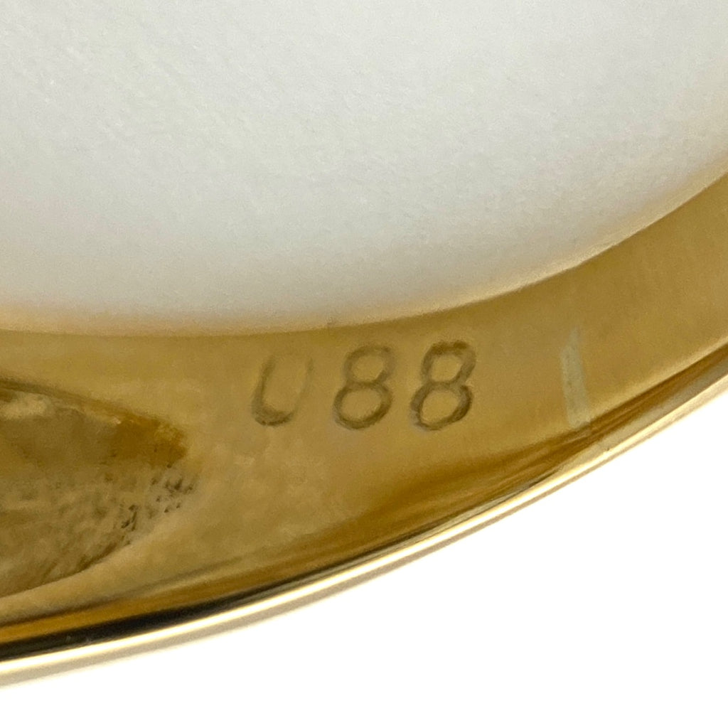 メレダイヤ デザインリング YG イエローゴールド 指輪 リング 11号 K18 ダイヤモンド レディース 【中古】nbjwl