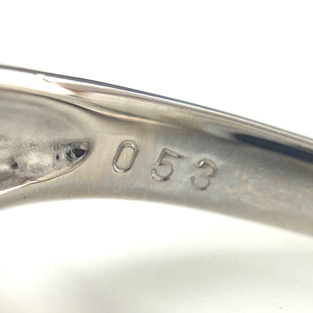 メレダイヤ デザインリング プラチナ 指輪 リング 10号 Pt900 ダイヤモンド レディース 【中古】nbjwl