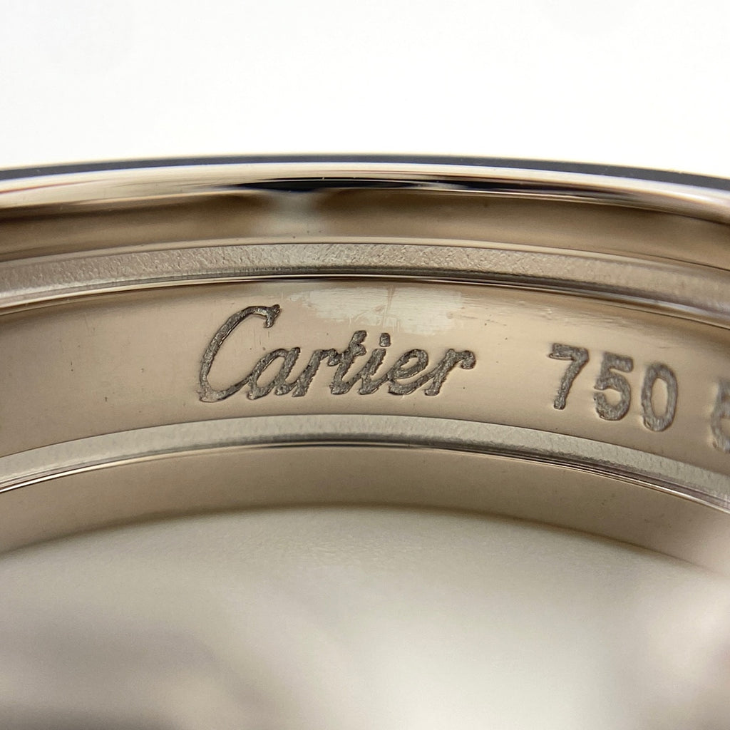 カルティエ 2C リング 指輪 メレダイヤ リング 11.5号 750 ダイヤモンド レディース 【中古】brjwl