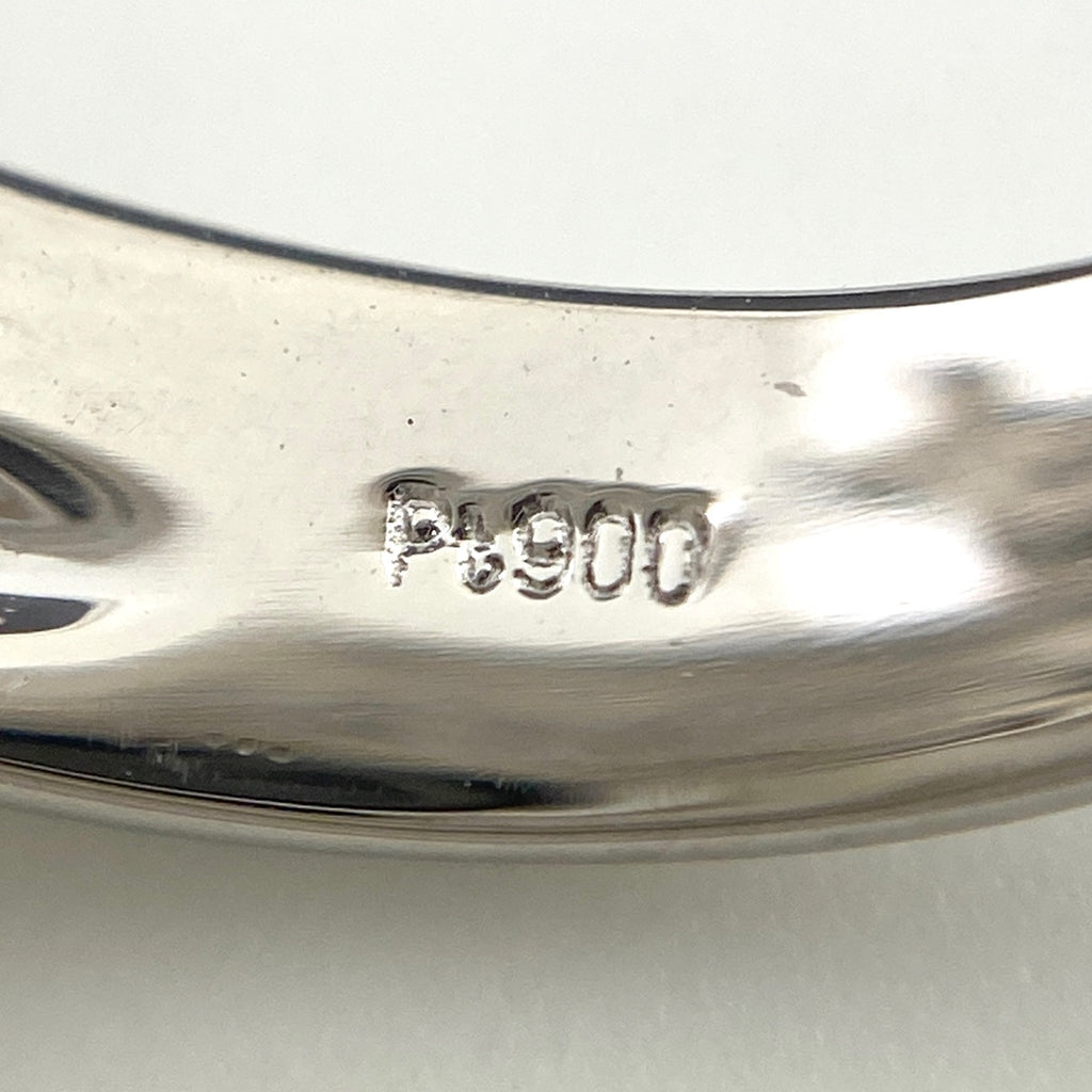メレダイヤ デザインリング プラチナ 指輪 リング 12.5号 Pt900 ダイヤモンド レディース 【中古】nbjwl
