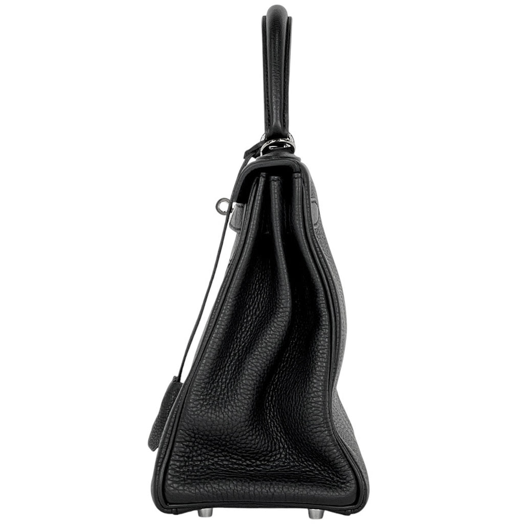 エルメス ケリー 28 内縫い 2WAY ショルダーバッグ ハンドバッグ トリヨンクレマンス ブラック □R レディース 【中古】brbag