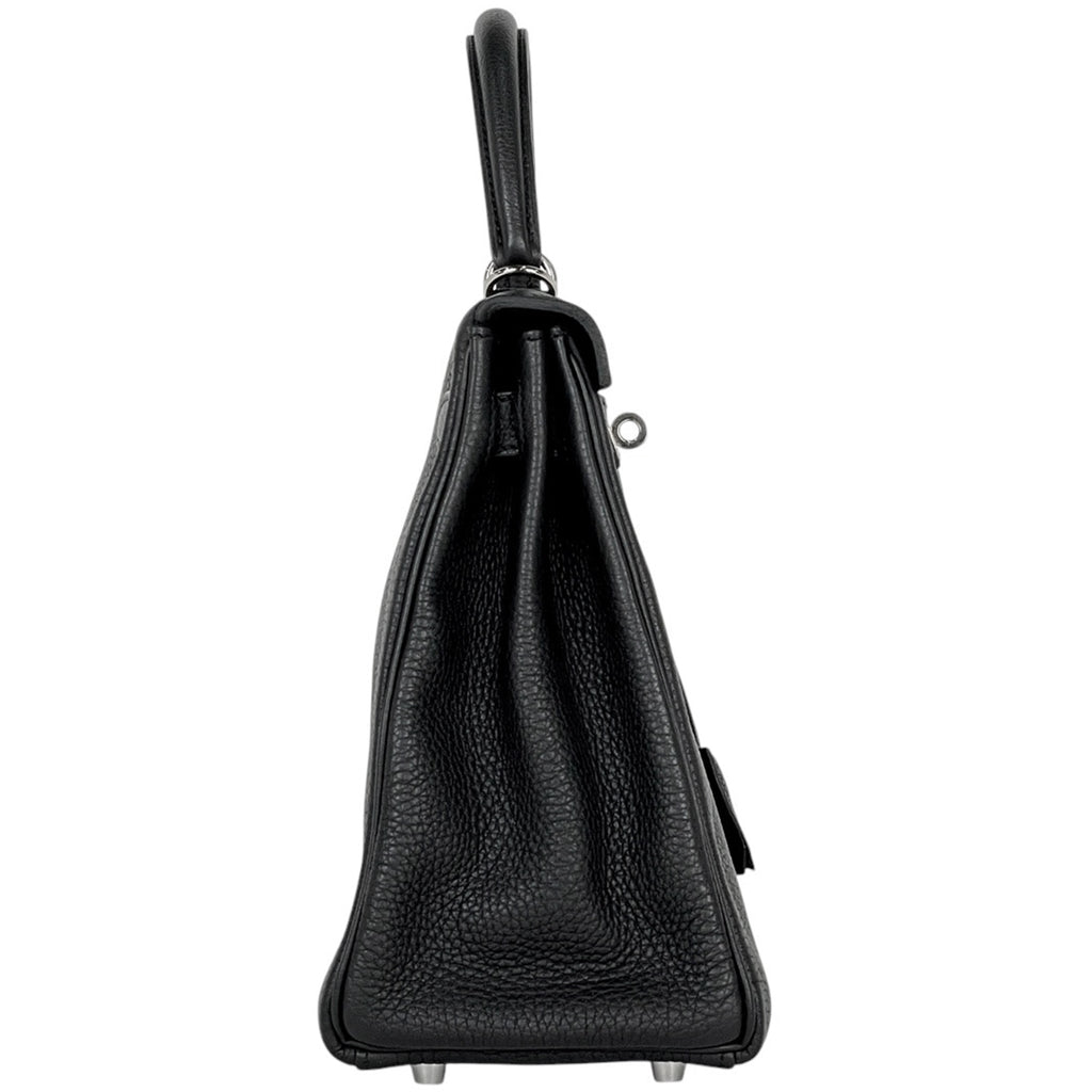 エルメス ケリー 28 内縫い 2WAY ショルダーバッグ ハンドバッグ トリヨンクレマンス ブラック □R レディース 【中古】brbag