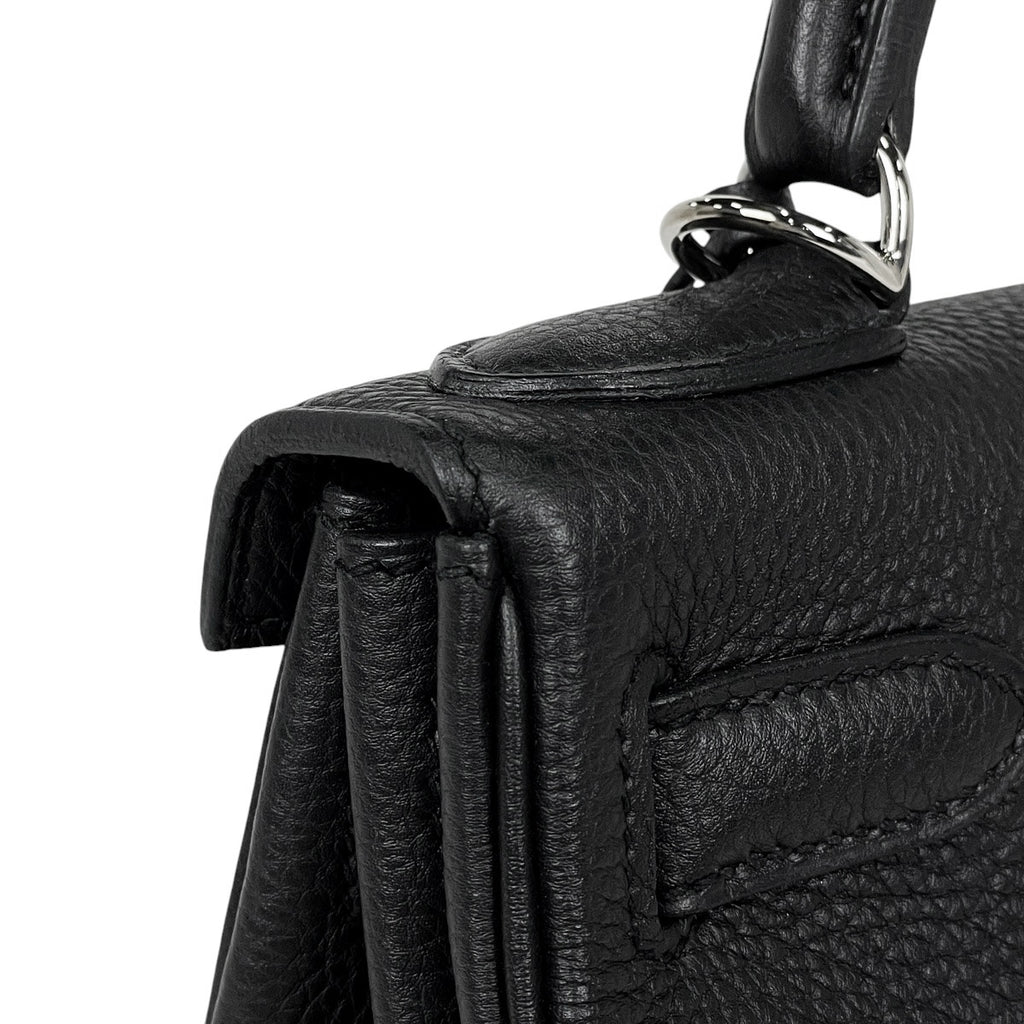 エルメス ケリー 28 内縫い 2WAY ショルダーバッグ ハンドバッグ トリヨンクレマンス ブラック □R レディース 【中古】brbag