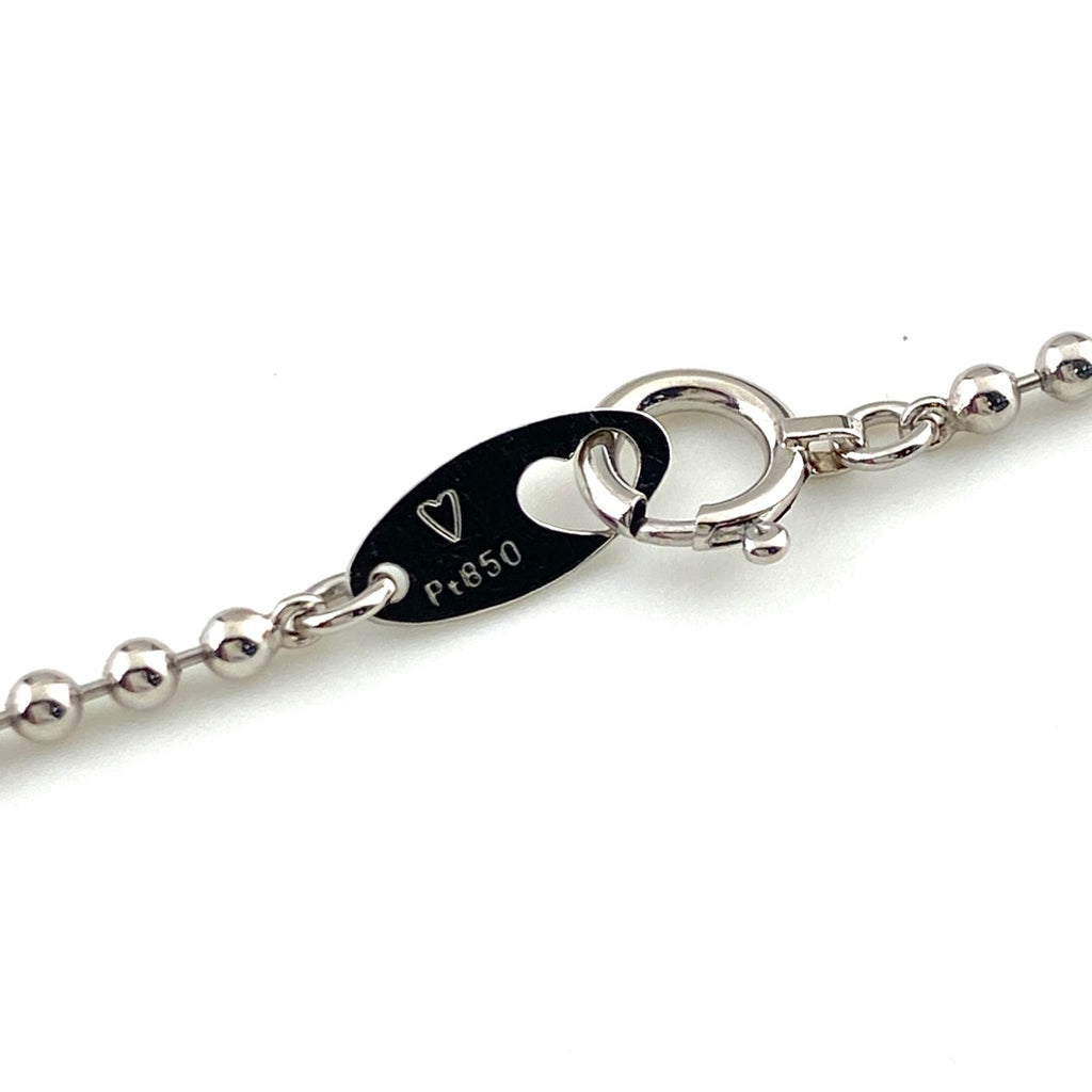 La verite ブルートパーズ デザインネックレス プラチナ ペンダント メレダイヤ ダイヤモンド ネックレス Pt900 Pt850 ブルートパーズ レディース 【中古】brjwl