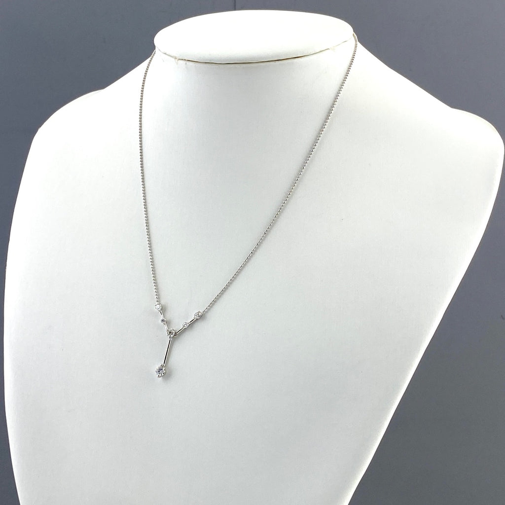 メレダイヤ デザインネックレス プラチナ ペンダント ネックレス Pt850 ダイヤモンド レディース 【中古】nbjwl