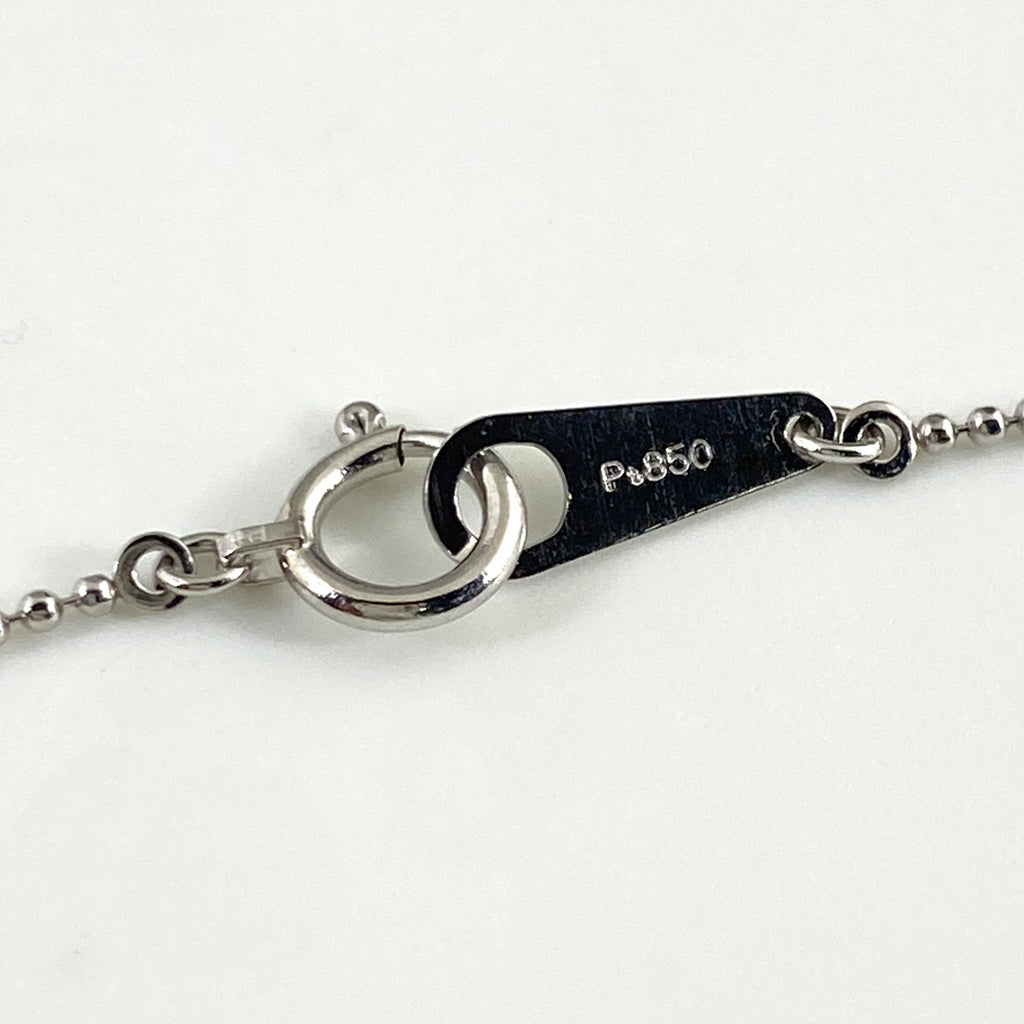 メレダイヤ デザインネックレス プラチナ ペンダント ネックレス Pt850 ダイヤモンド レディース 【中古】nbjwl