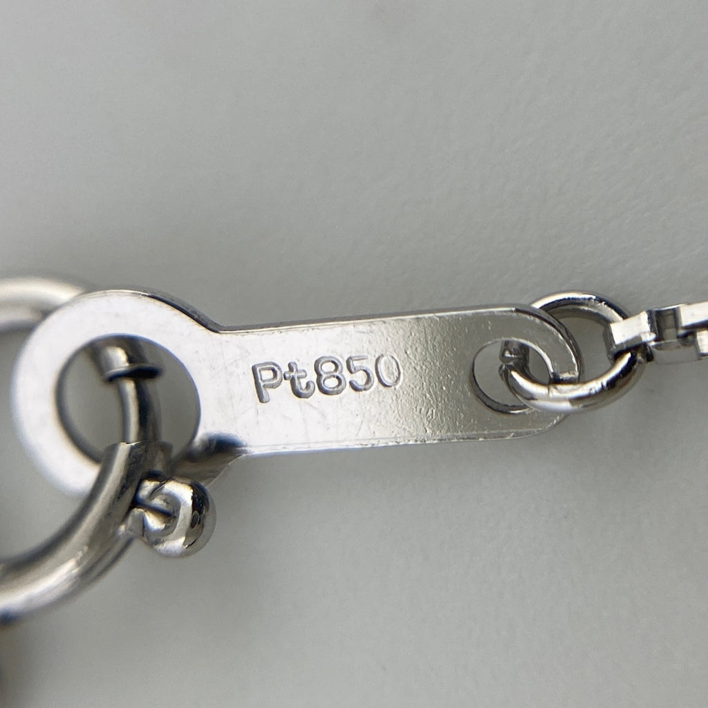 メレダイヤ デザインネックレス プラチナ ペンダント ネックレス Pt850 ダイヤモンド レディース 【中古】nbjwl