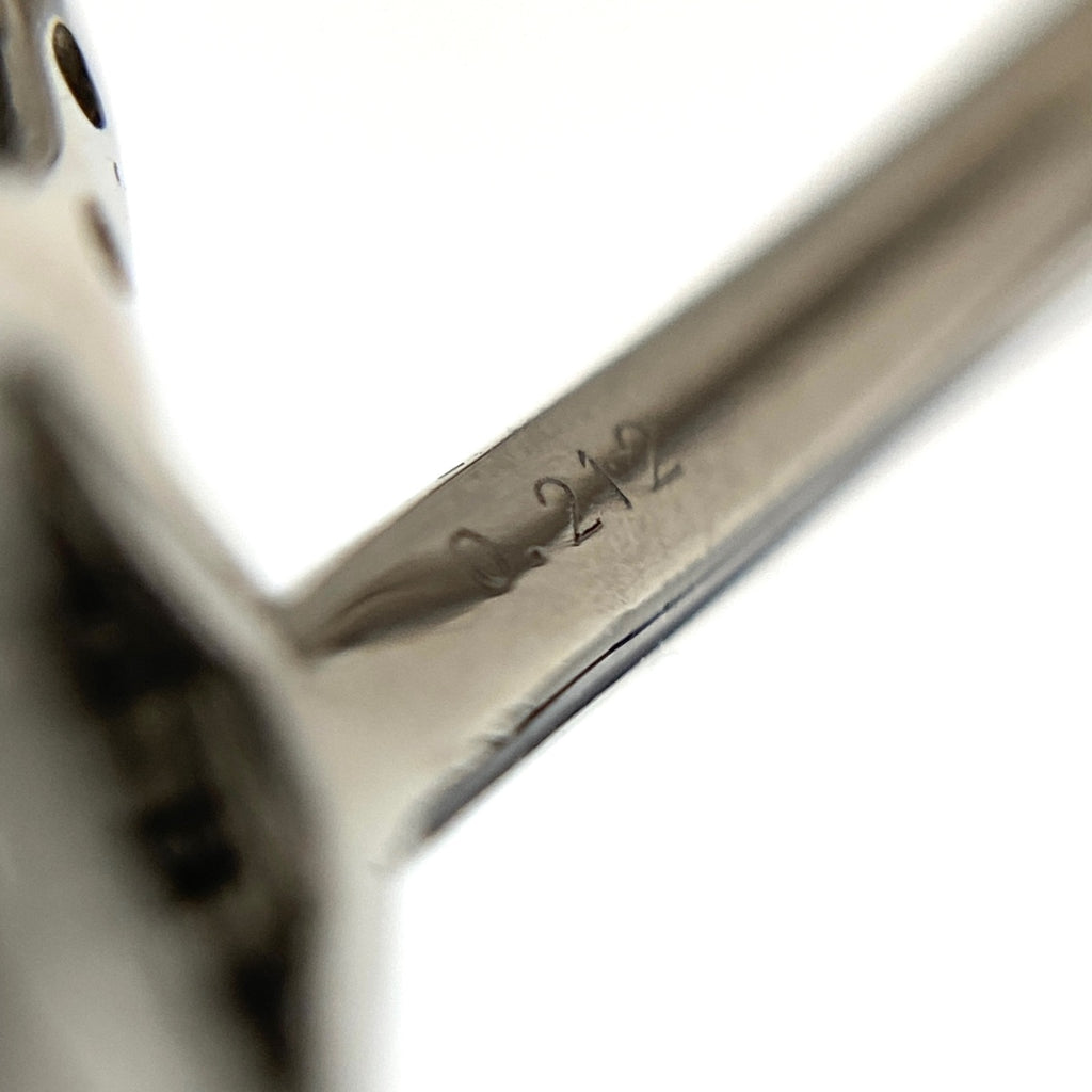 メレダイヤ デザインリング プラチナ 指輪 リング 13号 Pt900 ダイヤモンド レディース 【中古】nbjwl