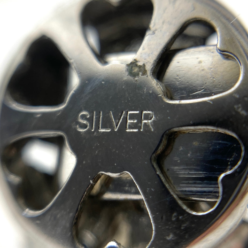 パール デザインネックレス シルバー 真珠 ネックレス SV パール レディース 【中古】nbjwl