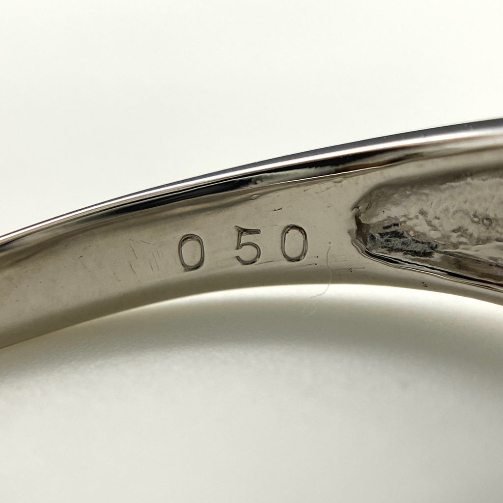 メレダイヤ デザインリング プラチナ 指輪 リング 16.5号 Pt900 ダイヤモンド レディース 【中古】nbjwl