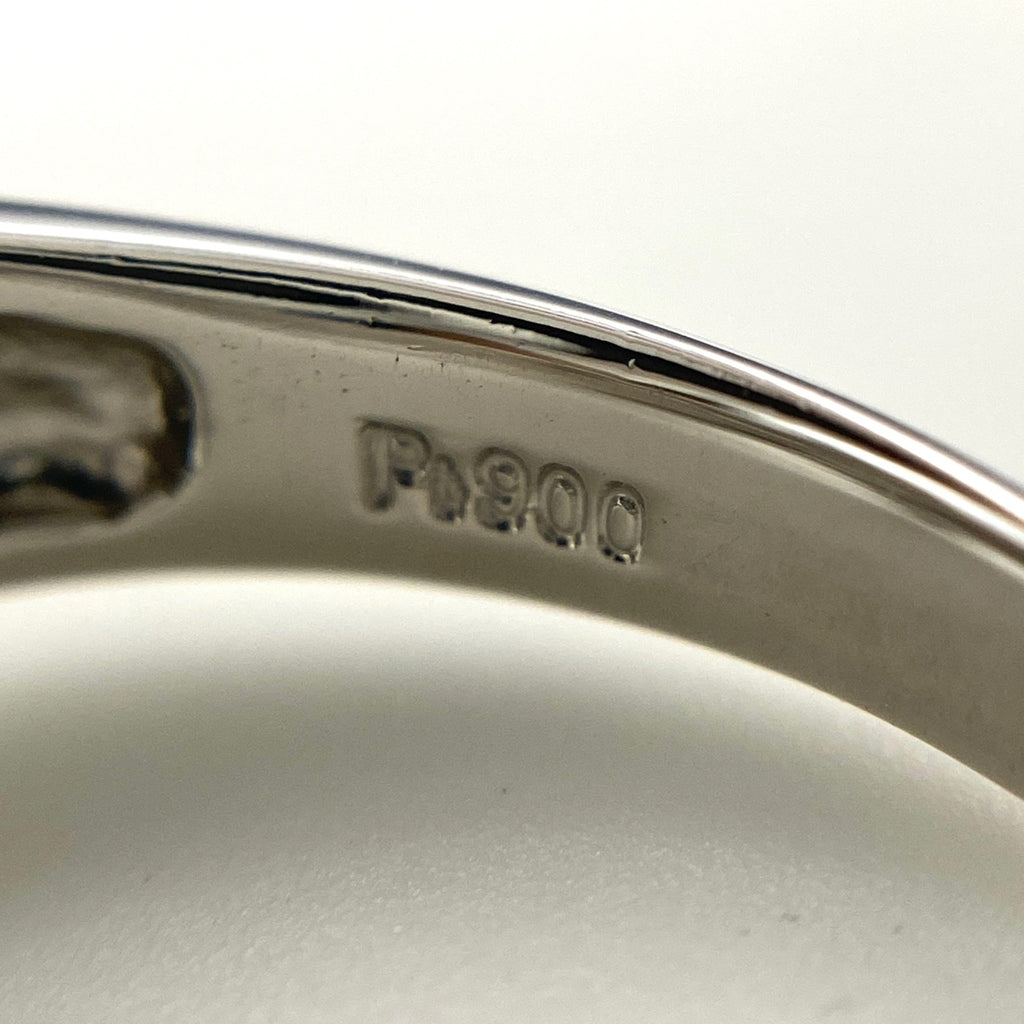 メレダイヤ デザインリング プラチナ 指輪 リング 16.5号 Pt900 ダイヤモンド レディース 【中古】nbjwl