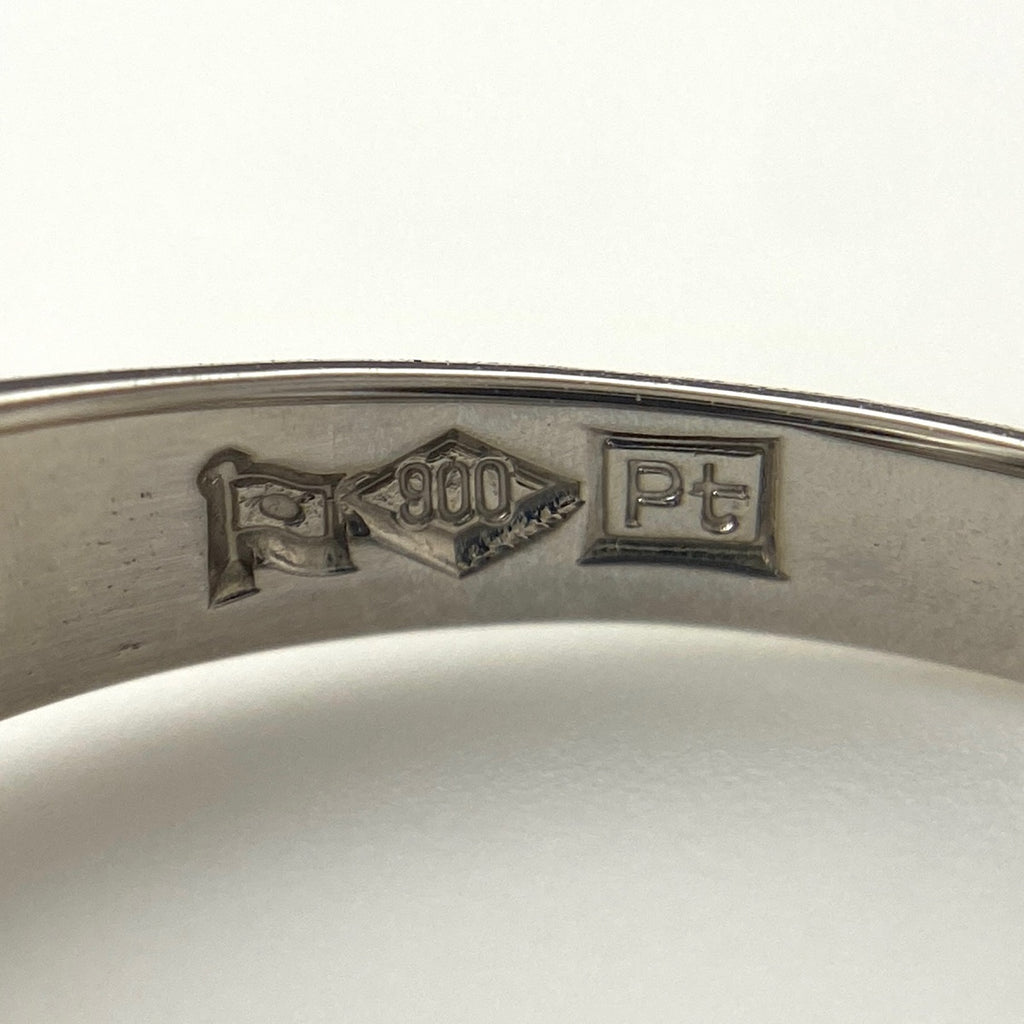 メレダイヤ デザインリング プラチナ 指輪 リング 11号 Pt900 ダイヤモンド レディース 【中古】nbjwl