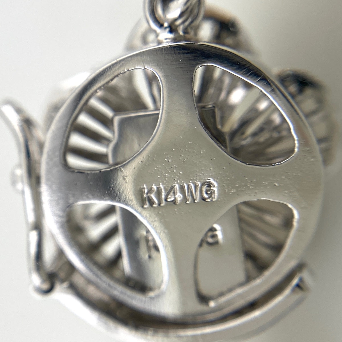 バイセル公式】【在庫一掃】 パール デザインネックレス WG ホワイト