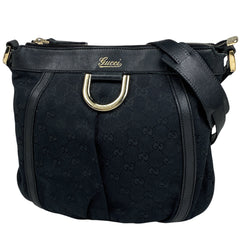 グッチ GG柄 ショルダーバッグ アビー ショルダーバッグ GGキャンバス ブラック 203257 レディース 【中古】brbag
