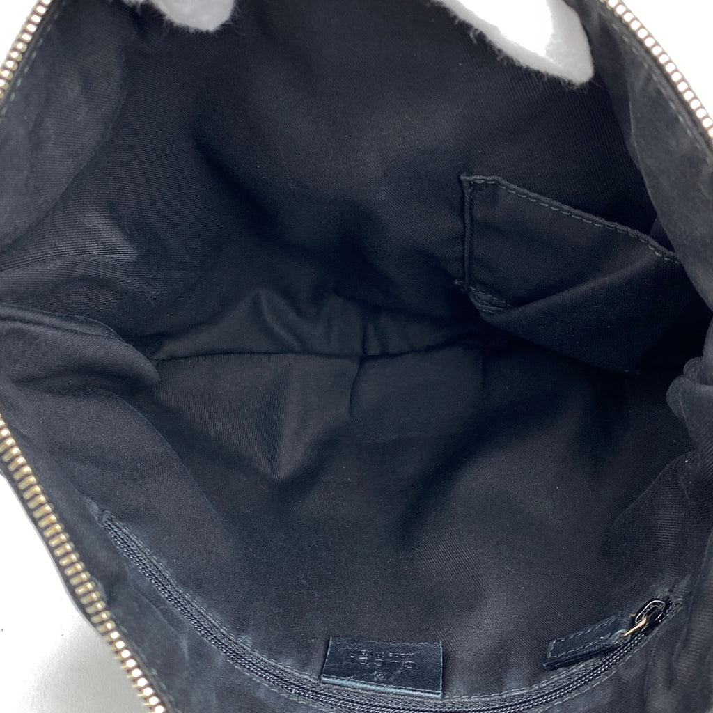 グッチ GG柄 ショルダーバッグ アビー ショルダーバッグ GGキャンバス ブラック 203257 レディース 【中古】brbag