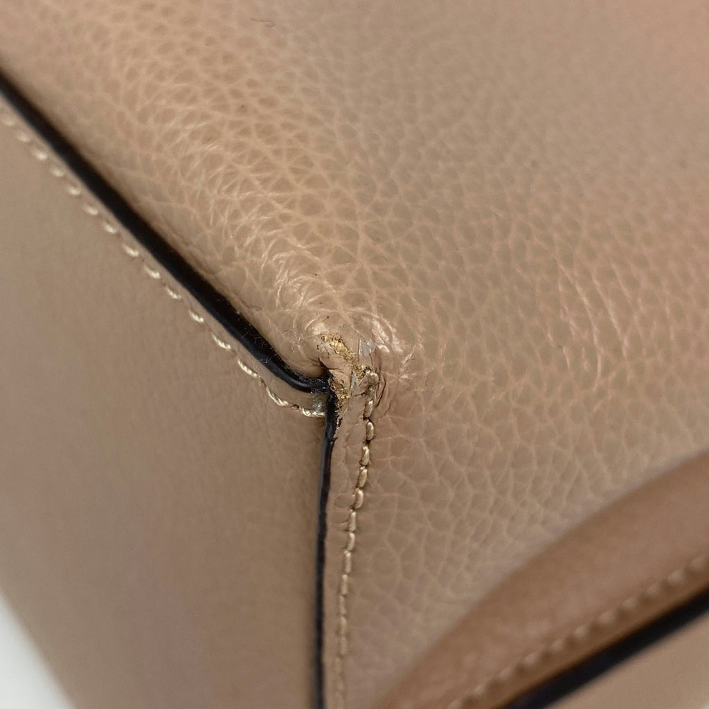 コーチ ロゴ トートバッグ 肩掛け モリー トートバッグ レザー ベージュ 1671 レディース 【中古】brbag
