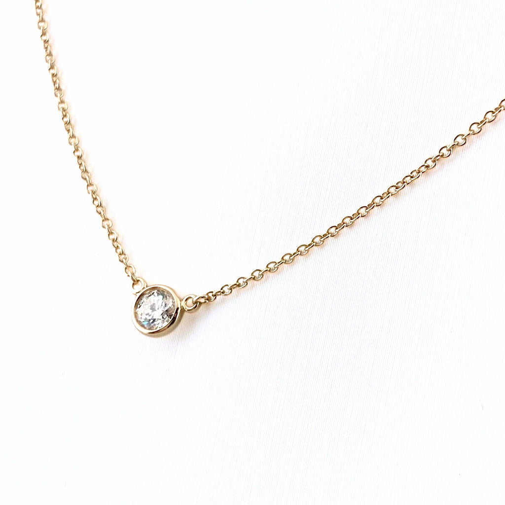 ティファニー バイザヤード ネックレス PG ピンクゴールド ペンダント ダイヤモンド 1Pダイヤ エルサ・ペレッティ ネックレス 750 ダイヤモンド レディース 【中古】brjwl