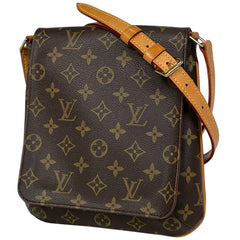 ルイ・ヴィトン ミュゼット サルサ ショート 肩掛け ショルダーバッグ モノグラム ブラウン M51258 レディース 【中古】brbag