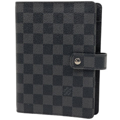 ルイ・ヴィトン アジェンダ MM 手帳カバー ビジネス 手帳・ブックカバー ダミエグラフィット ブラック R20242 メンズ 【中古】brbag