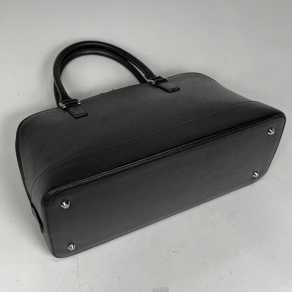 バーバリー ロゴ ハンドバッグ 2WAY ショルダーバッグ ハンドバッグ レザー ブラック レディース 【中古】brbag