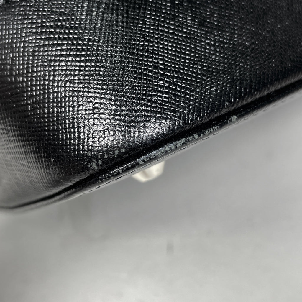 バーバリー ロゴ ハンドバッグ 2WAY ショルダーバッグ ハンドバッグ レザー ブラック レディース 【中古】brbag