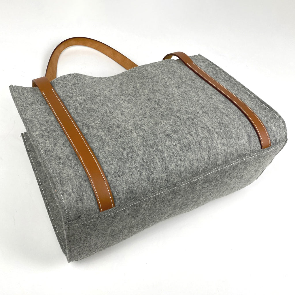 エルメス カバリコル トートバッグ ショルダーバッグ トートバッグ フェルト グレー □P レディース 【中古】brbag