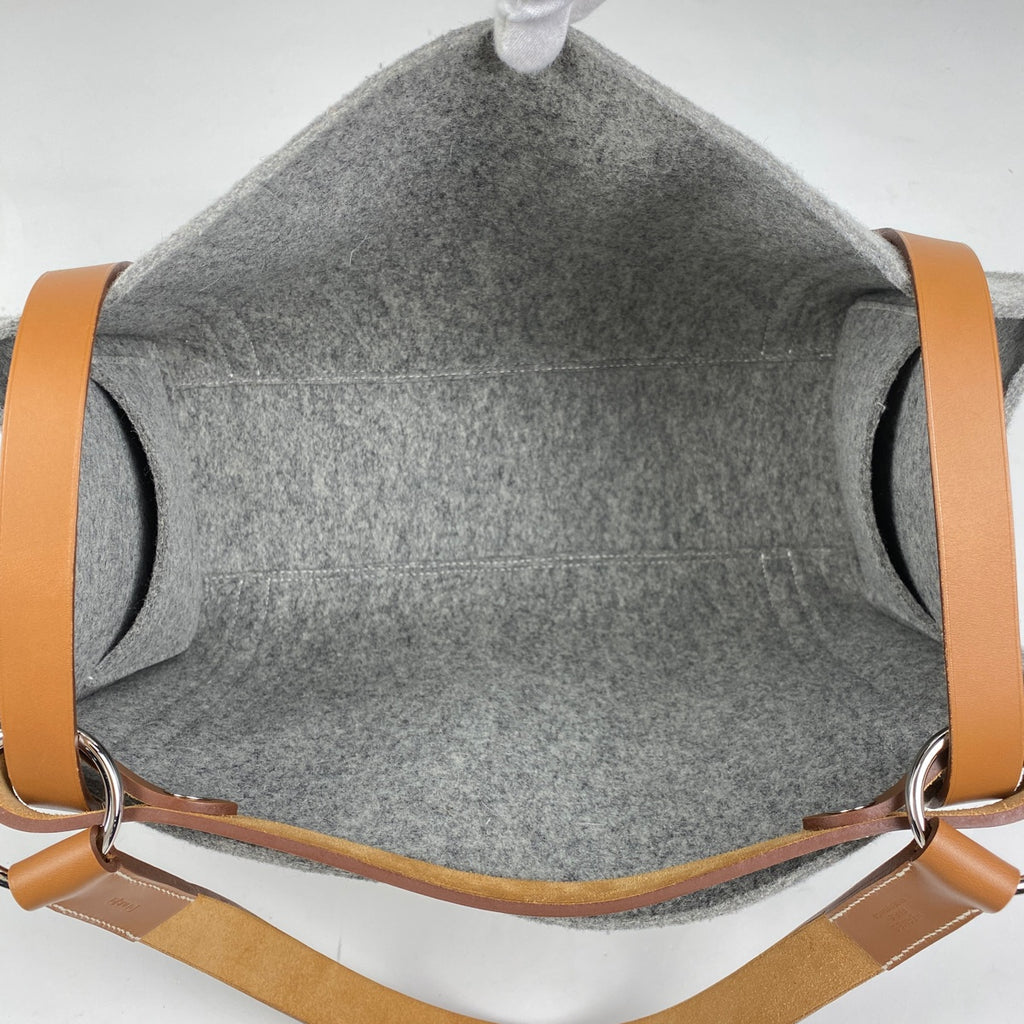 エルメス カバリコル トートバッグ ショルダーバッグ トートバッグ フェルト グレー □P レディース 【中古】brbag