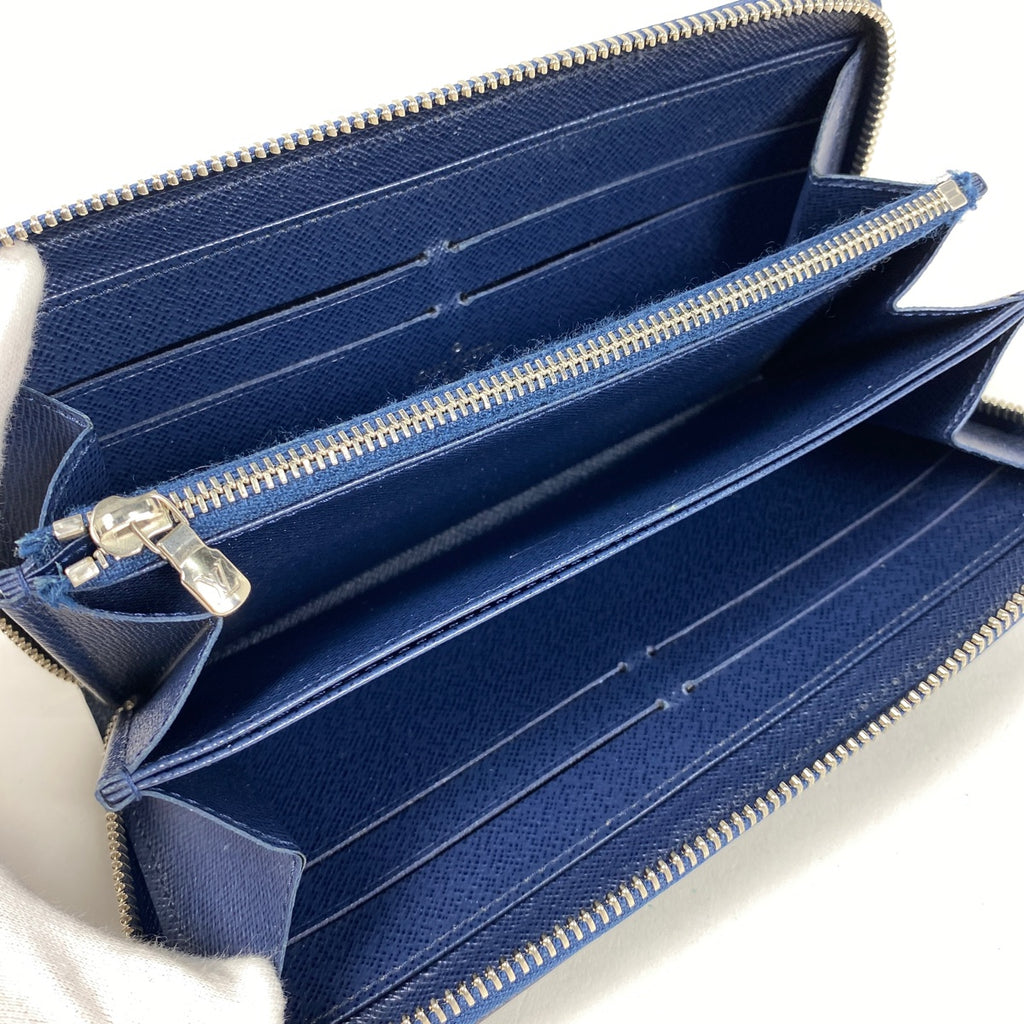 ルイ・ヴィトン ジッピー ウォレット ラウンドファスナー 長財布 エピ アンディゴブルー M61873 メンズ 【中古】brbag