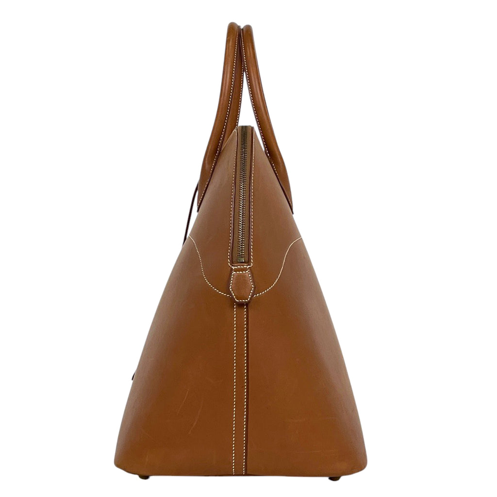 エルメス ボリード 45 バトラー 旅行バッグ レザー ゴールド □C レディース 【中古】brbag