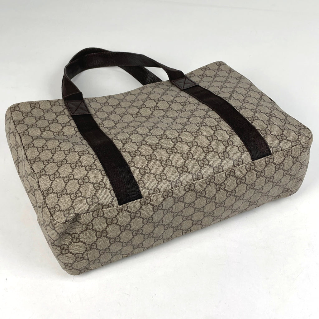 グッチ GG柄 トートバッグ ハンドバッグ トートバッグ コーティングキャンバス ベージュ 141624 レディース 【中古】brbag