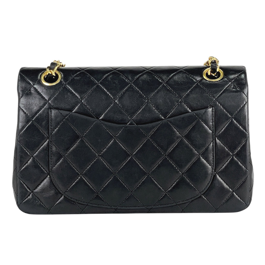 シャネル マトラッセ Wフラップ チェーン ショルダーバッグ ココマーク ショルダーバッグ レザー ブラック A01113 レディース 【中古】brbag