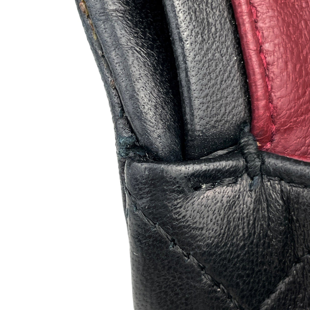 シャネル マトラッセ Wフラップ チェーン ショルダーバッグ ココマーク ショルダーバッグ レザー ブラック A01113 レディース 【中古】brbag